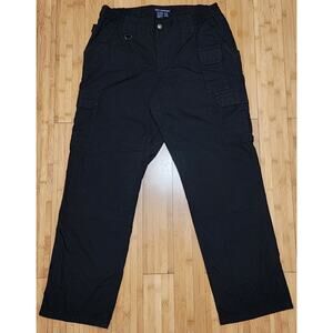 5.11 Tactical Pants Womens Sz 14 Regular Black Taclite Pro Cargo Ripstop D-Ring